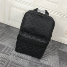Louis Vuitton backpack Black Louis Vuitton Black Monogram Embossed Backpack M44727 backpack