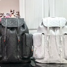 Louis Vuitton backpack Black Louis Vuitton Monogram Embossed Backpack Black backpack