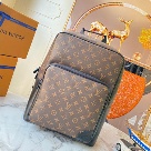 Louis Vuitton backpack Brown Black Blue Louis Vuitton Monogram Canvas Backpack Brown Black Blue backpack