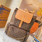 Louis Vuitton backpack Brown Monogram Louis Vuitton Monogram Canvas Leather Backpack Brown backpack