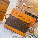 Louis Vuitton briefcase Brown Black Louis Vuitton Monogram Canvas Briefcase Bag Brown Black briefcase