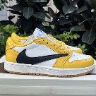 Travis Scott x Air Jordan 1 Low “Canary” DZ4137-700-36-46 yupoo