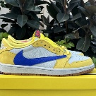 Travis Scott x Air Jordan 1 Low Canary DZ4137-700-36-47.5 yupoo