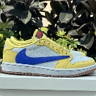 Travis Scott x Air Jordan 1 Low Canary DZ4137-700-36-48.5 yupoo