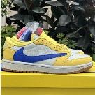 Travis Scott x Air Jordan 1 Low Canary DZ4137-700-36-48 yupoo