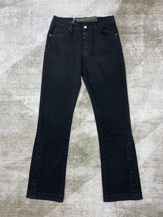 Black Flared Denim Jeans for Men, Casual Style, High Quality