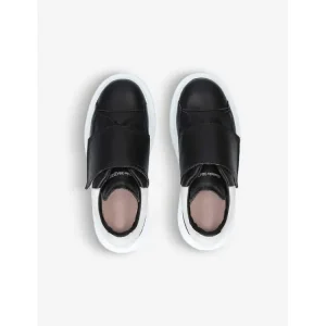 Black Slip On Sneakers with White Sole