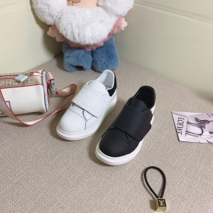 Stylish Unisex White and Black Slip On Sneakers, Casual Comf