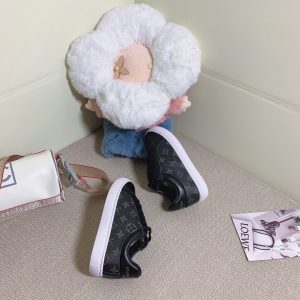 Louis Vuitton Black Canvas Sneakers for Women