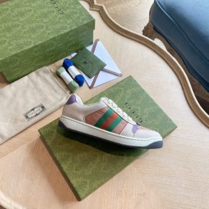Gucci Men's Canvas Sneakers, Multicolor, Casual Lifestyle Fo