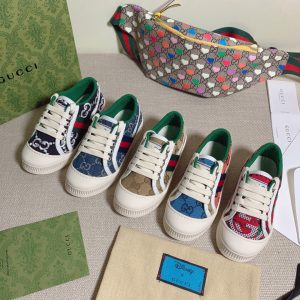 Gucci Disney Collection Sneakers Set Multicolor Canvas Tra