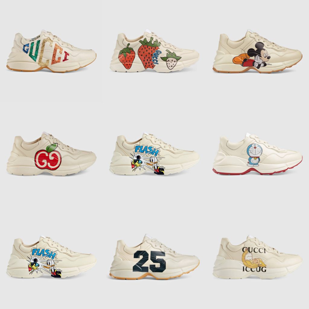 Colorful Cartoon Inspired Chunky Sneakers for Unisex, Cream