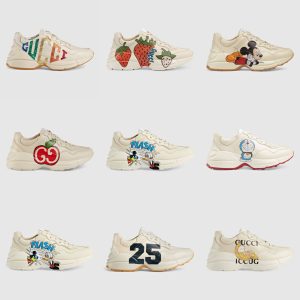 Colorful Cartoon Inspired Chunky Sneakers for Unisex, Cream