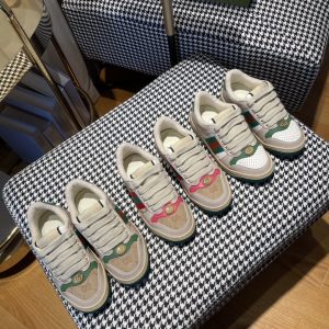 Gucci Women's Canvas Sneaker Collection Beige with Logo De