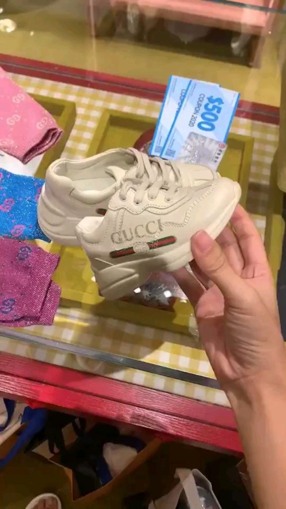 Gucci Kids’ Beige Sneakers Stylish and Comfortable Footwea