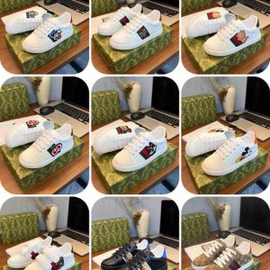 Casual White Sneakers with Cartoon Patches for Kids Trendy