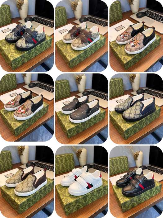 Gucci Slip On Sneakers Collection Floral & Geometric Patte
