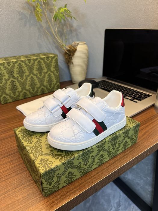 Gucci Inspired Kids’ Velcro Sneakers White, Eco Friendly M