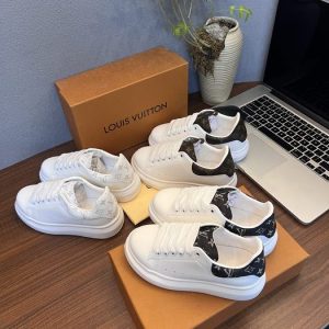 Louis Vuitton Monogram White & Brown Sneakers for Men and Wo