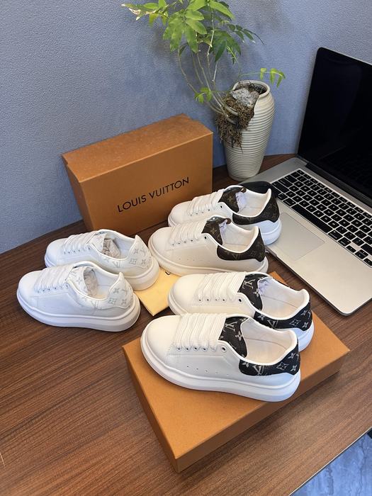 Louis Vuitton Monogram White & Brown Sneakers for Men and Wo