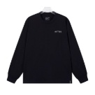 clothing Arc'teryx round neck long sleeve T shirt Black Yupoo