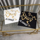 clothing short sleeve t shirt Black Yupoo