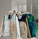 clothing Arc'teryx GORE TEX hooded jacket Beige Yupoo