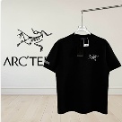 clothing Arc'teryx crew neck short sleeve T shirt Black Yupoo