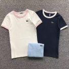 Lacoste casual t shirt White Pink, Navy White, Light Blue clothing