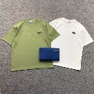 Lacoste classic crew neck T shirt Green White Blue clothing Size Sin