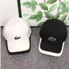 Lacoste clogs Black White hat