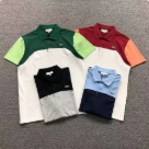 Lacoste colorblock polo shirt Green White, Red White, Black Grey, Blue Navy clothing Size Lin