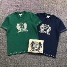 Lacoste crew neck embroidered logo t shirt GreenNavyBeige clothing Size Sin