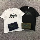 Lacoste crew neck logo t shirt White Black Navy Olive clothing Size Min