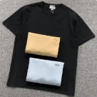 Lacoste crew neck short sleeve T shirt Black clothing Size Min