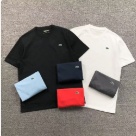 Lacoste crew neck short sleeve t shirt Black, White, Light Blue, Navy Blue, Red, Gray clothing Size xLin