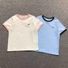 Lacoste crew neck short sleeve tee White Pink, Blue Black clothing