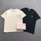 Lacoste crew neck t shirt Beige Black Pink clothing