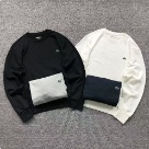 Lacoste crewneck sweatshirt Black White Gray clothing Size Lin