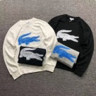 Lacoste crewneck sweatshirt White Blue clothing