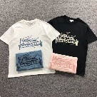 Lacoste graphic t shirt White Black Blue Pink clothing Size Lin