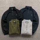 Lacoste half zip hoodie Black, Navy, Olive, Grey clothing Size xLin