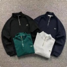 Lacoste half zip pullover hoodie Black, Dark Green, Navy Blue, Light Grey clothing Size Sin
