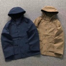 Lacoste hooded coat Navy, Khaki clothing