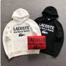 Lacoste hoodie White Black Red clothing Size Min
