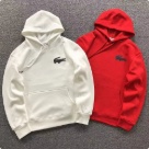 Lacoste hoodie White Red clothing Size Min