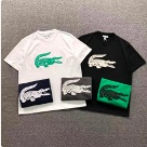 Lacoste logo print T shirt White Black Navy Green clothing Size Lin
