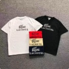 Lacoste logo print short sleeve T shirt White, Black, Red, Beige, Navy clothing Size Lin