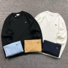 Lacoste long sleeve crewneck sweatshirt Black White Light Blue Yellow Navy clothing Size xLin