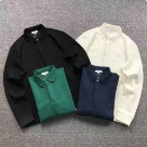 Lacoste long sleeve polo shirt Black, White, Green, Navy clothing Size Lin